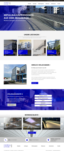 Website Relaunch metallbau schindler GmbH