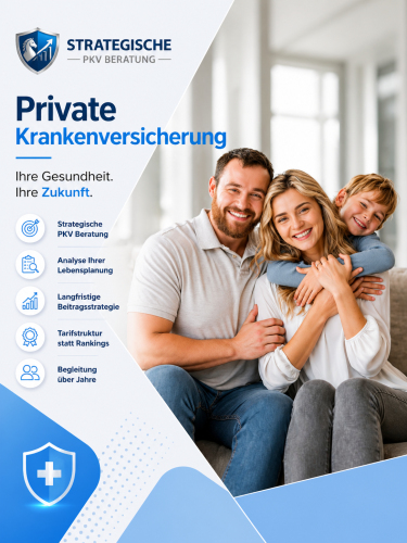 Online-Marketing Material für eine private Krankenversicherung