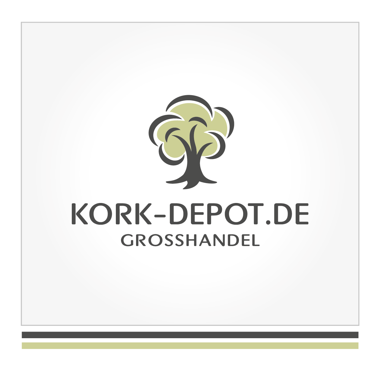 Logo-Design für Handel mit Kork