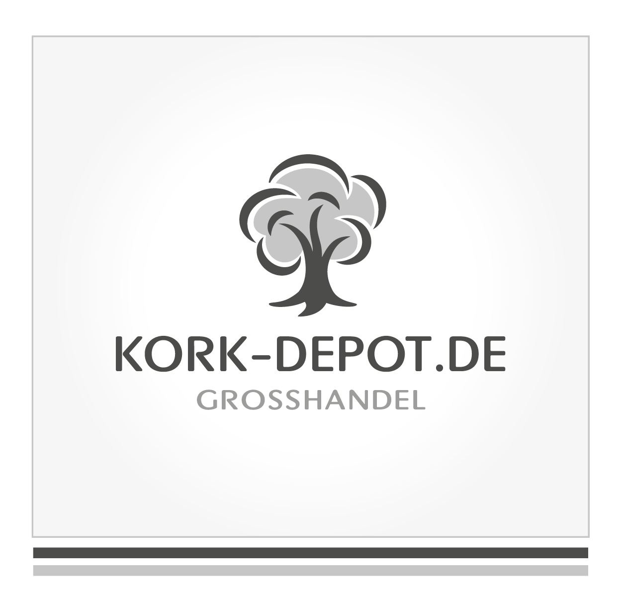 Logo-Design für Handel mit Kork