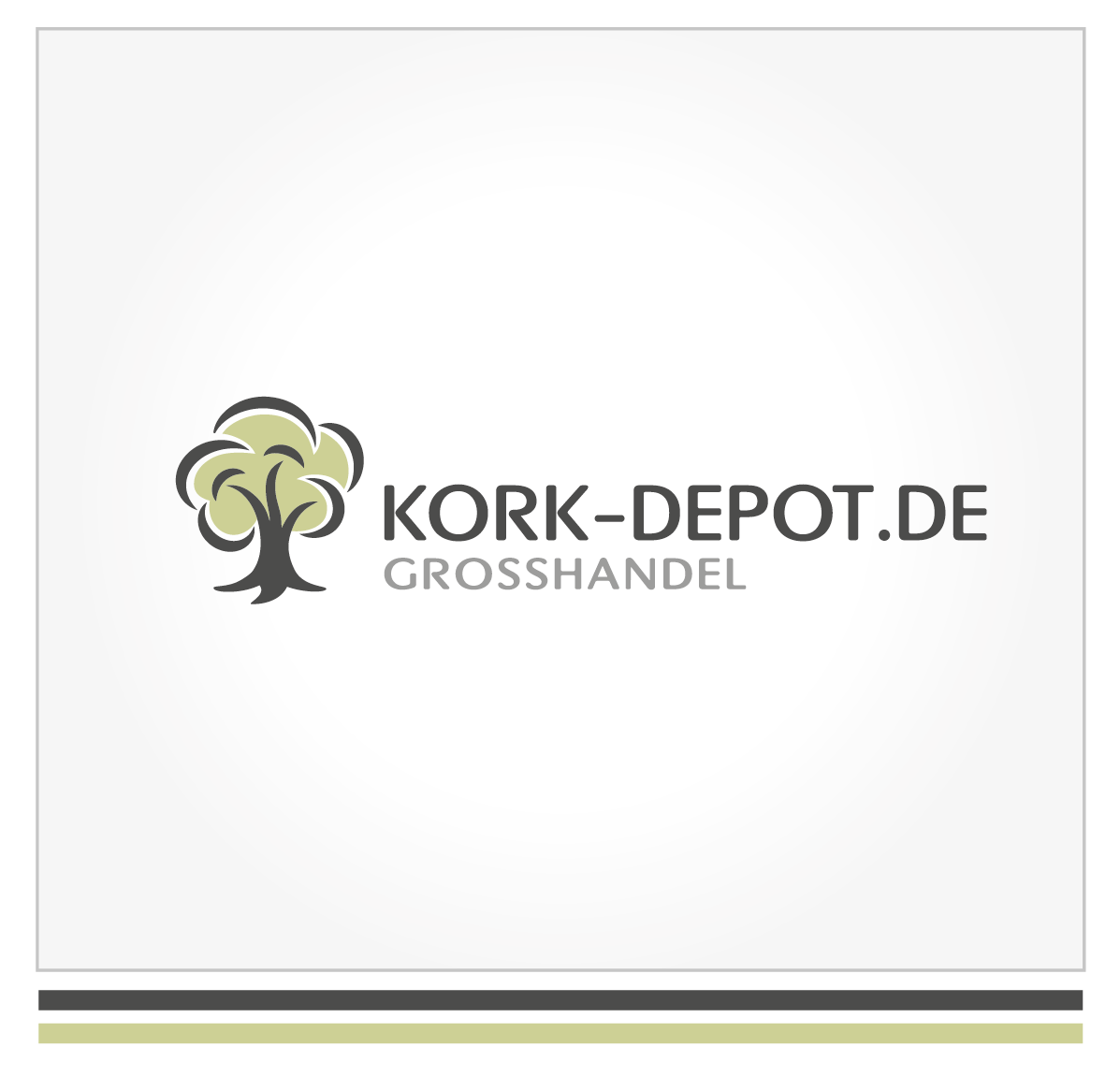 Logo-Design für Handel mit Kork