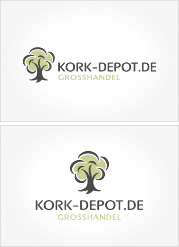 Logo-Design für Handel mit Kork