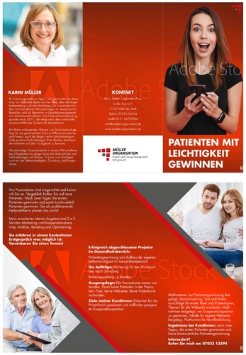 Flyer-Design für Unternehmensberatung