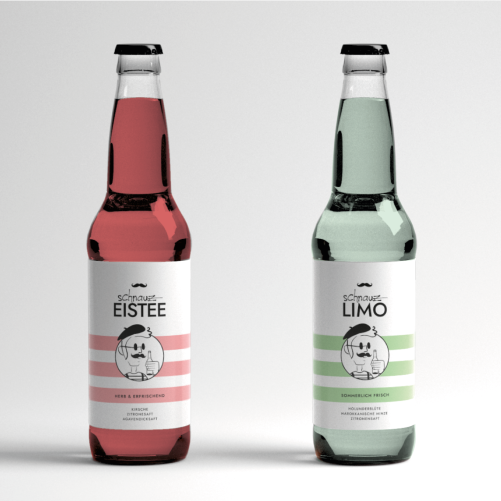  Etiketten für Limonade und Eistee