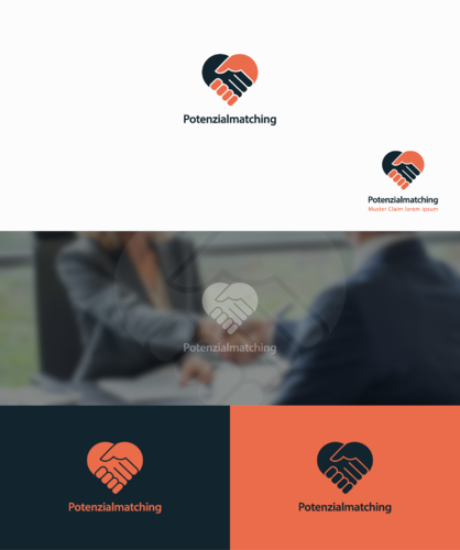 Logo-Design für die Zusammenführung von Unternehmen mit potenziellen Bewerbern