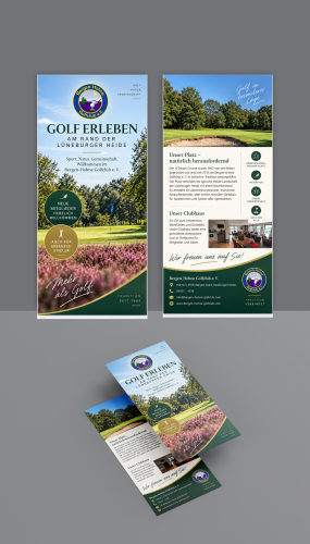 Flyer für Golfclub