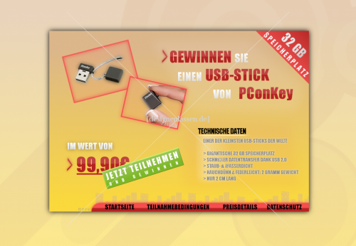 USB Stick Gewinnspiel