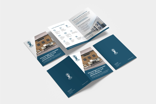 Flyer für Service, Wartung, Überprüfung und Reinigung von Kälte- und Klimaanlagen