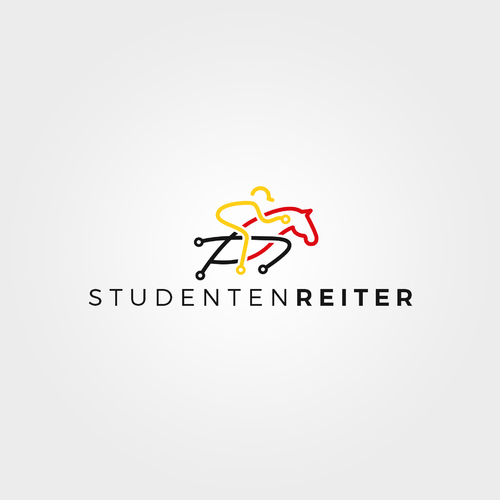 Logo-Design for student rider smartphone app for chatting and networking with other club members