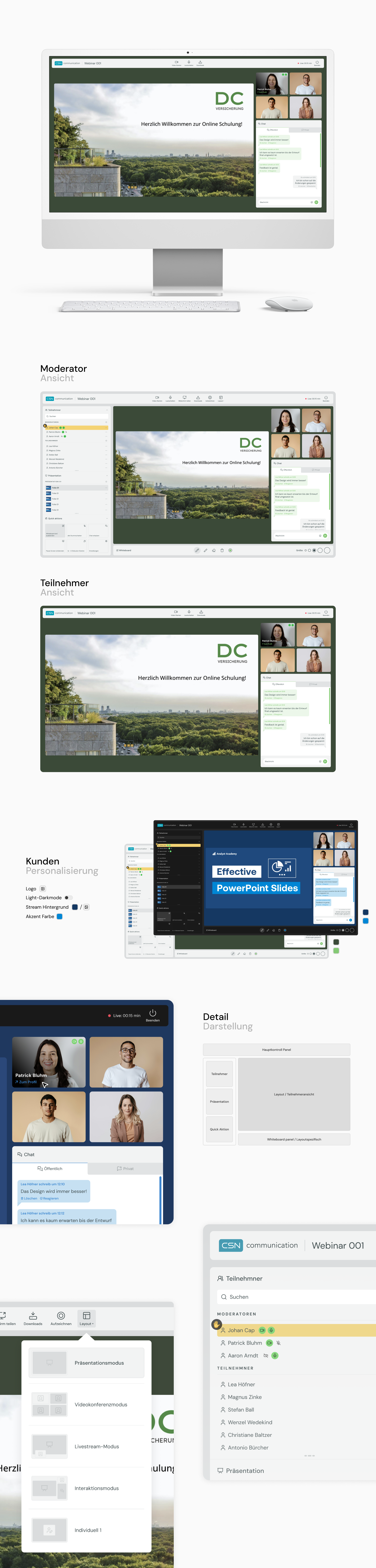 UI/UX-Designer für die Webinar-Plattform – Redes.. » Webdesign ...