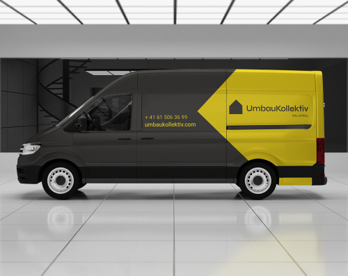 Fahrzeugbeschriftung für Gipser/Maler, Fassadenbauer und Kundenmaurer