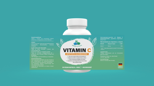 Etiketten für Supplements