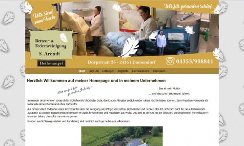 Webbanner-Design für Bettenreiniger