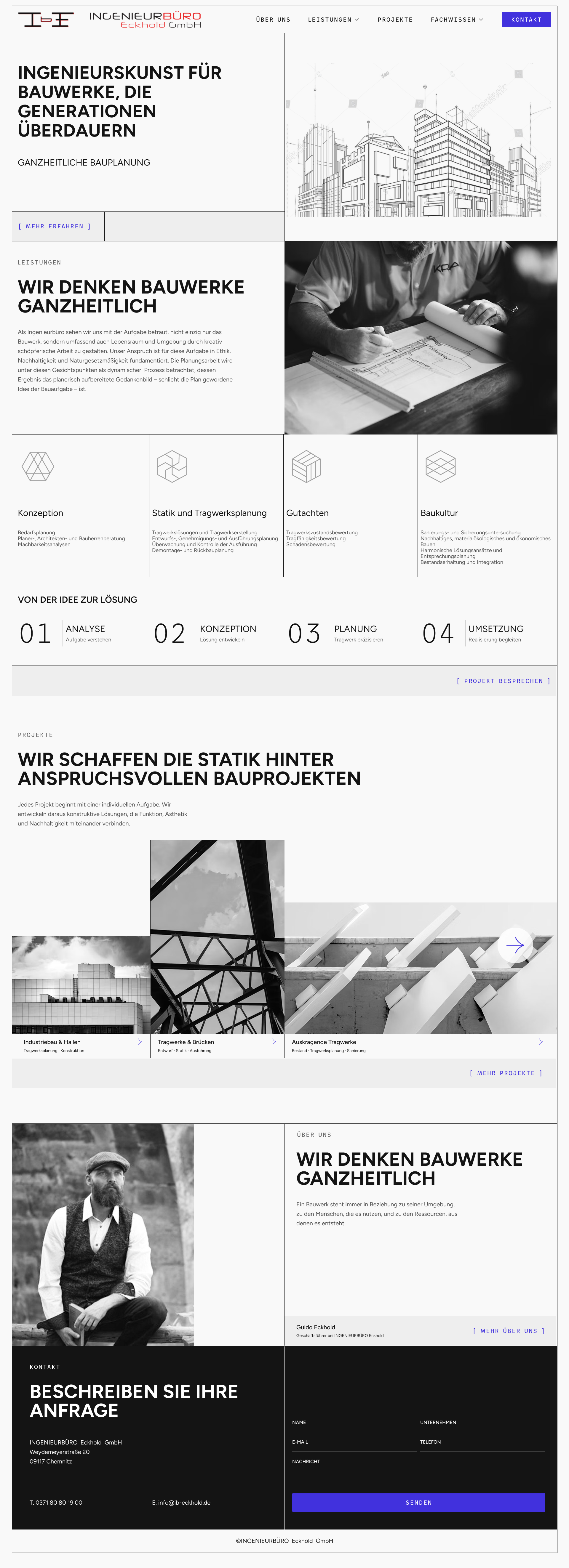 Webdesign Ing.-Büro Guido Eckhold von Zhanna A, Design 10