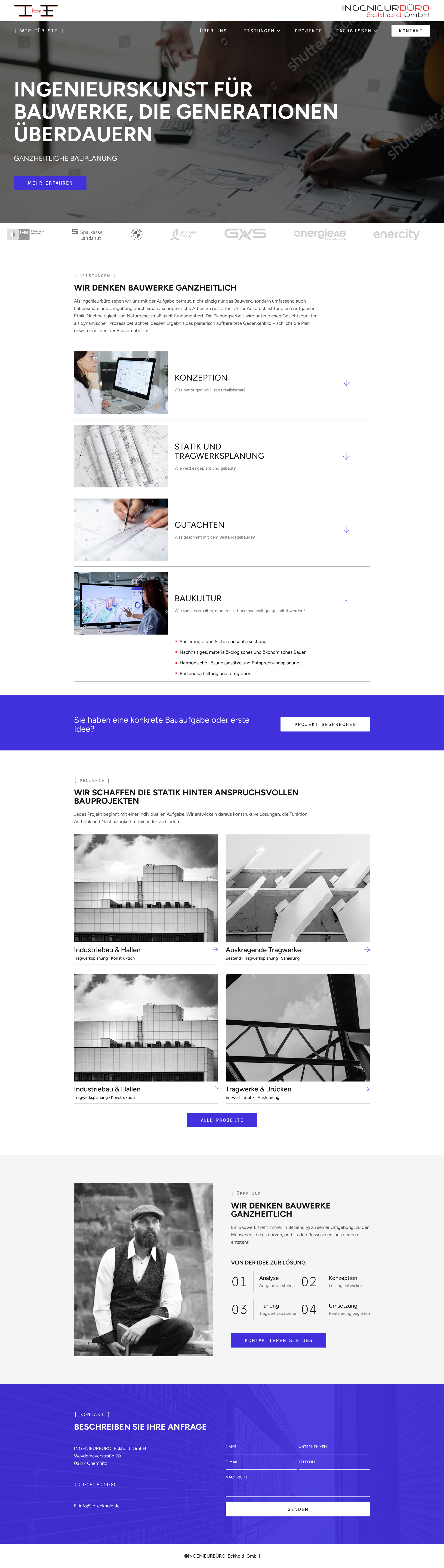 Webdesign Ing.-Büro Guido Eckhold von Zhanna A, Design 14