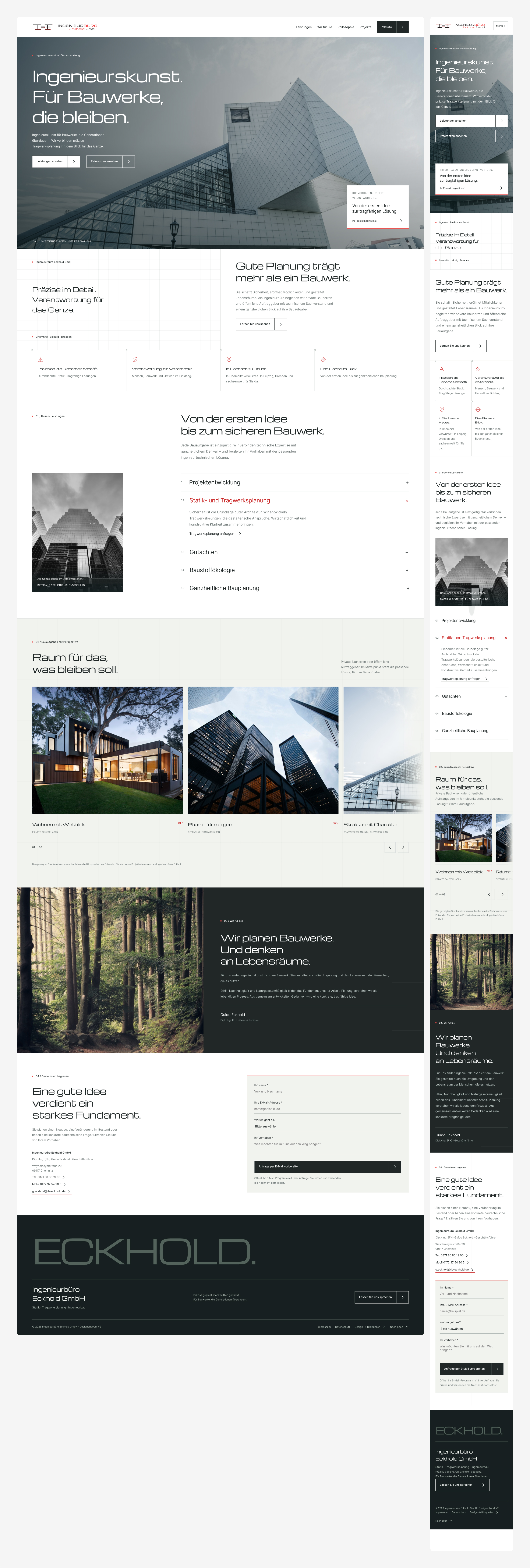 Webdesign Ing.-Büro Guido Eckhold von 46GRAD, Design 20