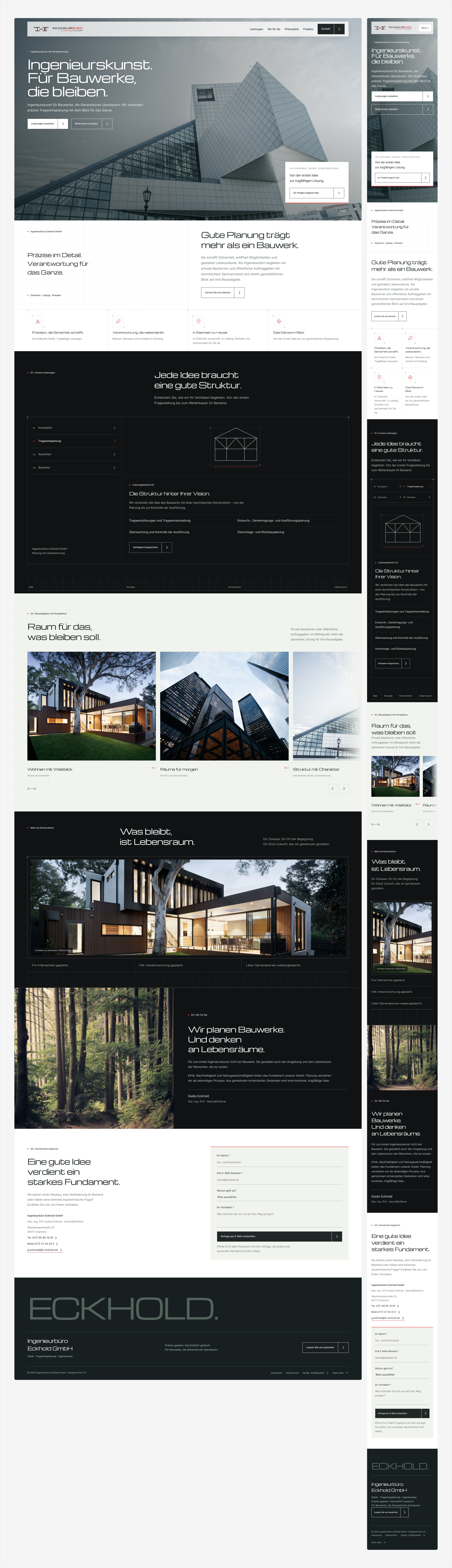 Webdesign Ing.-Büro Guido Eckhold von 46GRAD, Design 21