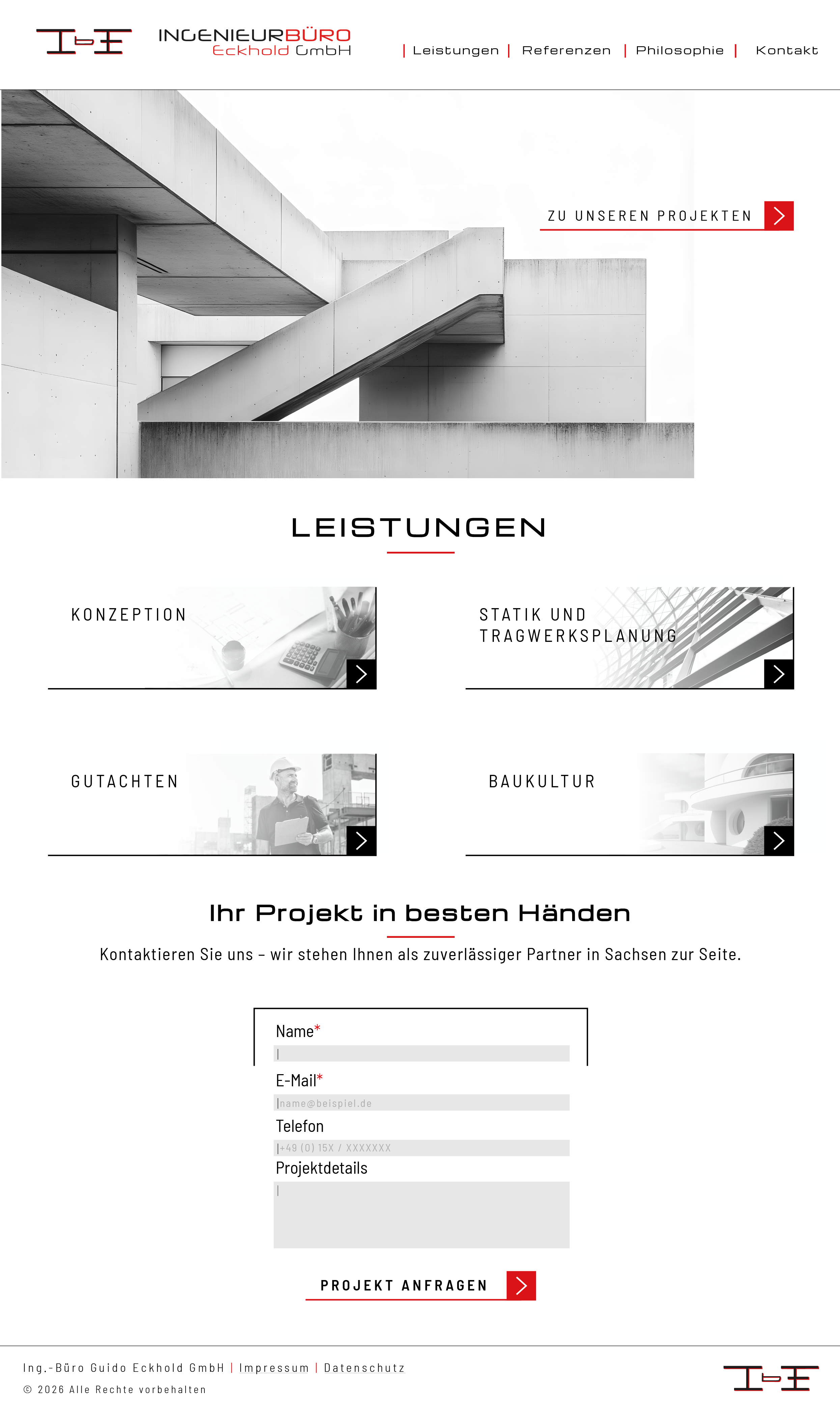 Webdesign Ing.-Büro Guido Eckhold von EuroStart Design, Design 23