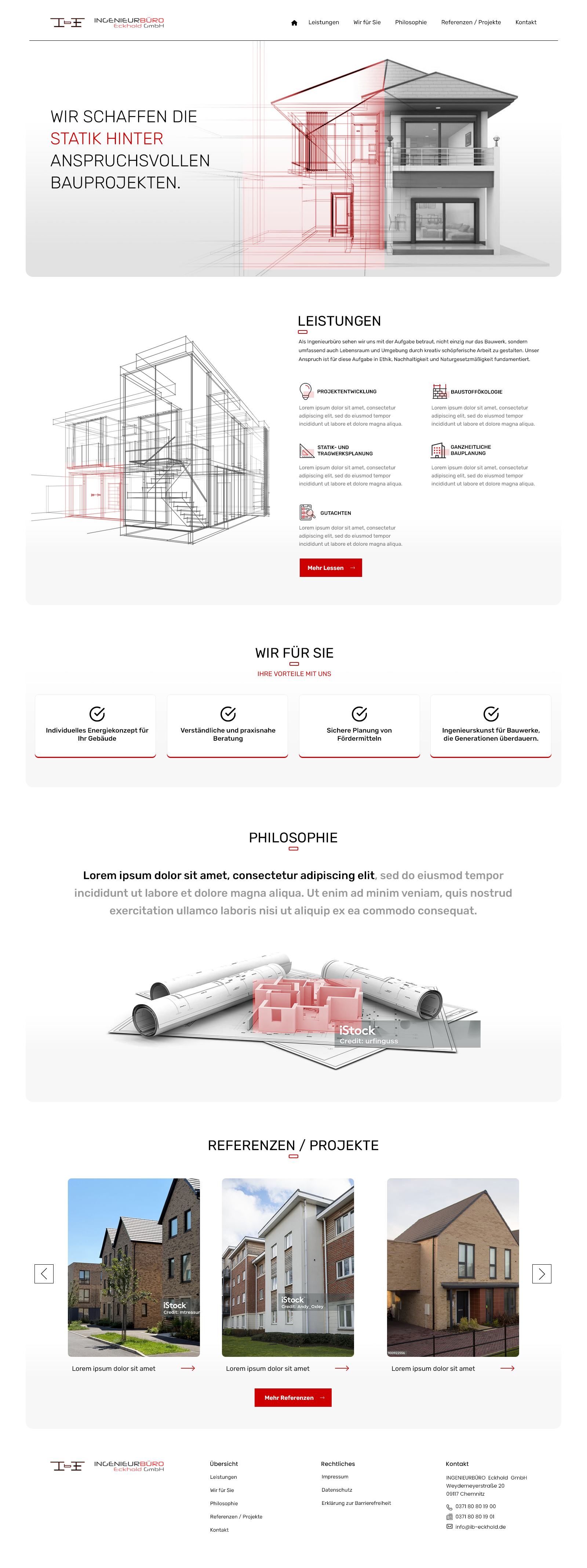 Webdesign Ing.-Büro Guido Eckhold von PSY, Design 27