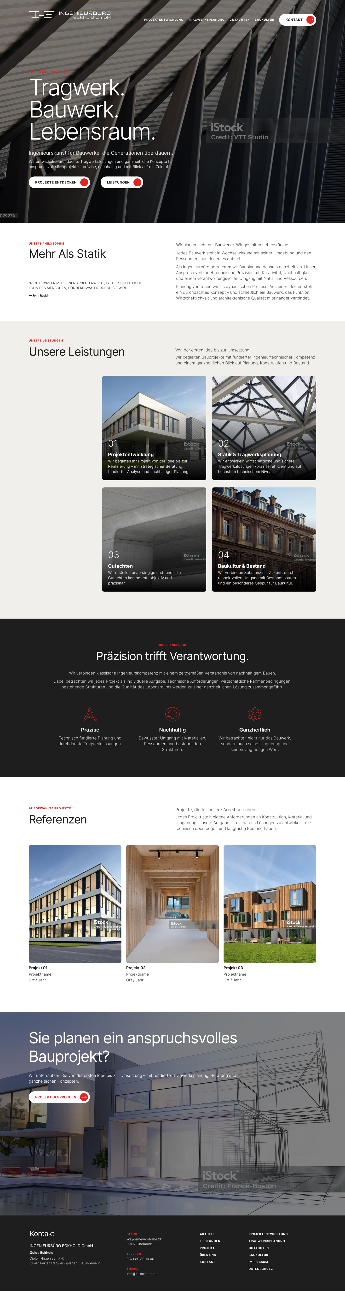 Webdesign Ing.-Büro Guido Eckhold von PeterZ, Design 31