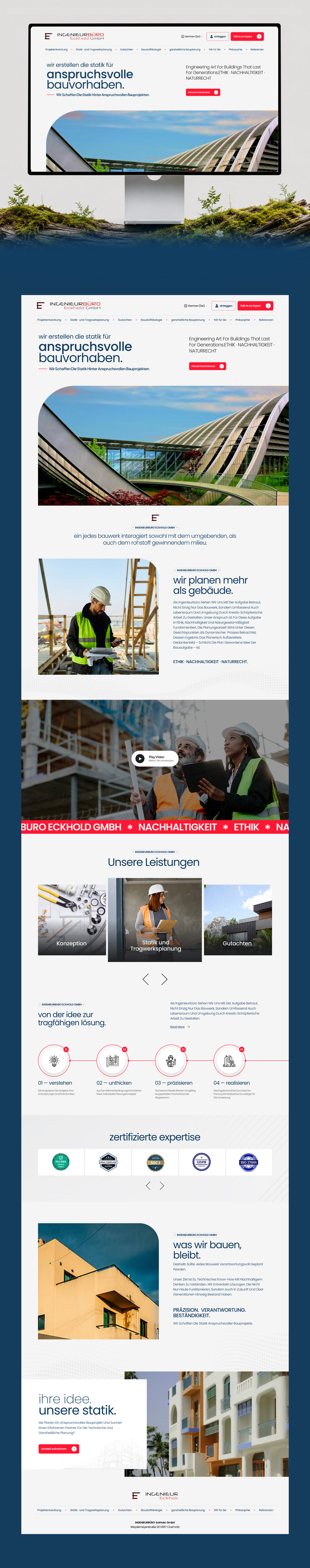 Webdesign Ing.-Büro Guido Eckhold von Boom designs, Design 3
