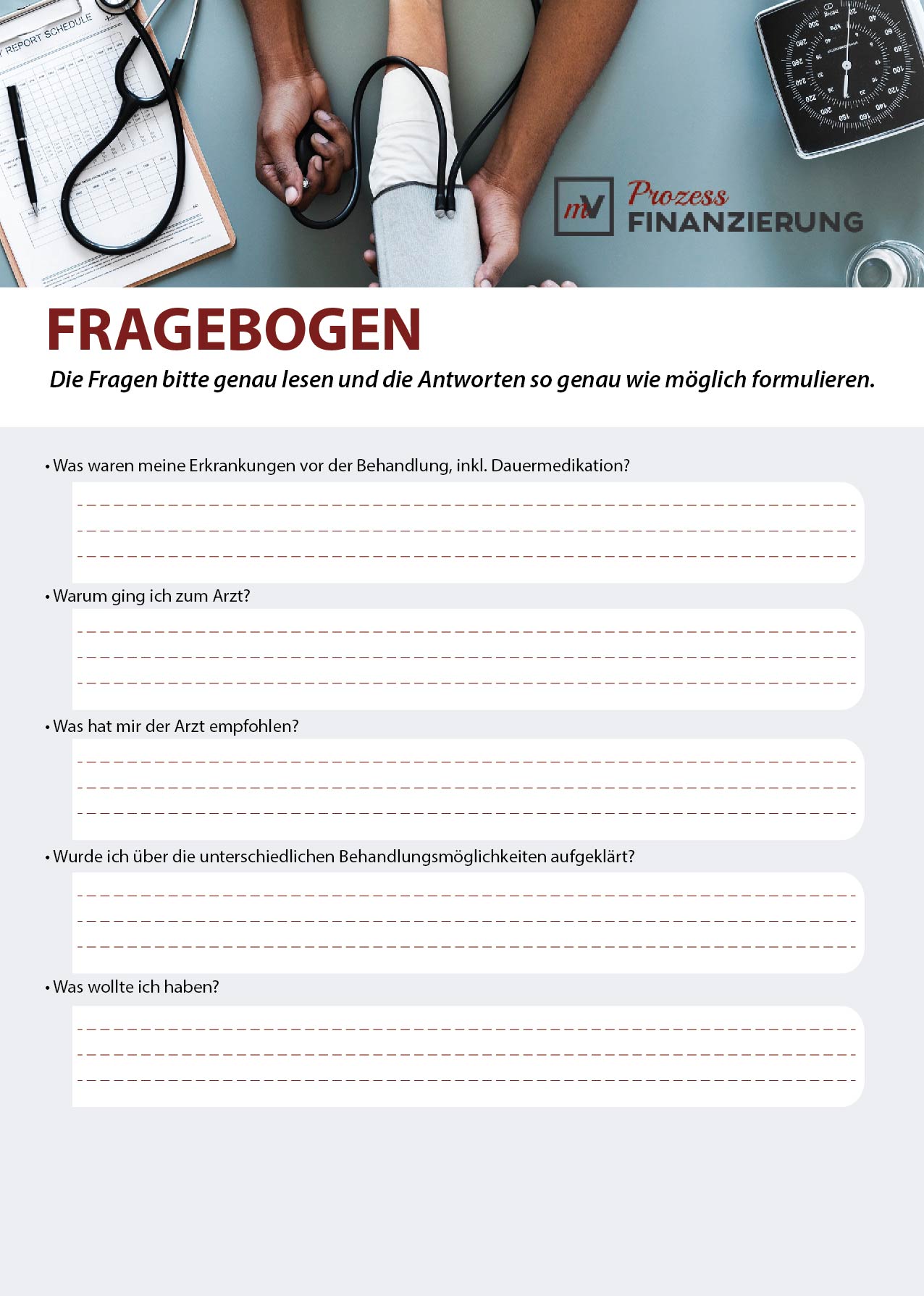 Flyer-Design für Prozessfinanzierungsfirma