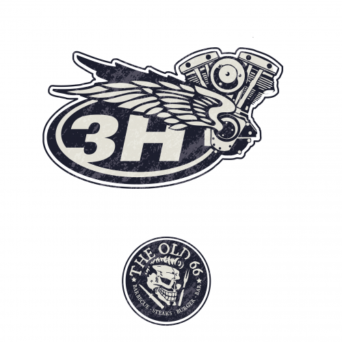 Logo für Motorradhandel (Harley Davidson)