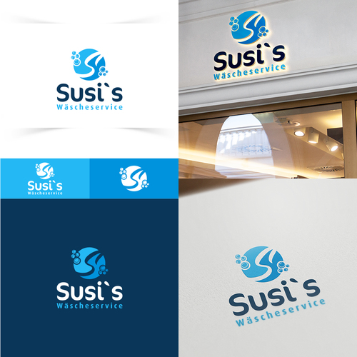  Logo-Design für Wäscheservice