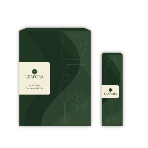 Verpackungen für modernes Matcha-Set