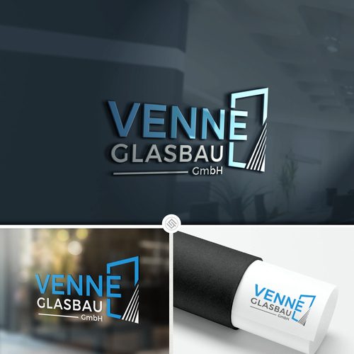 Logo & Visitenkarte für Glasbau