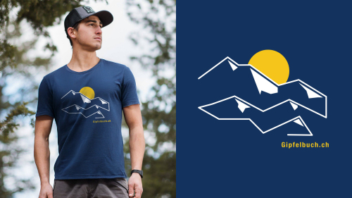 T-Shirt für Betreiber eines Bergtouren-Portals