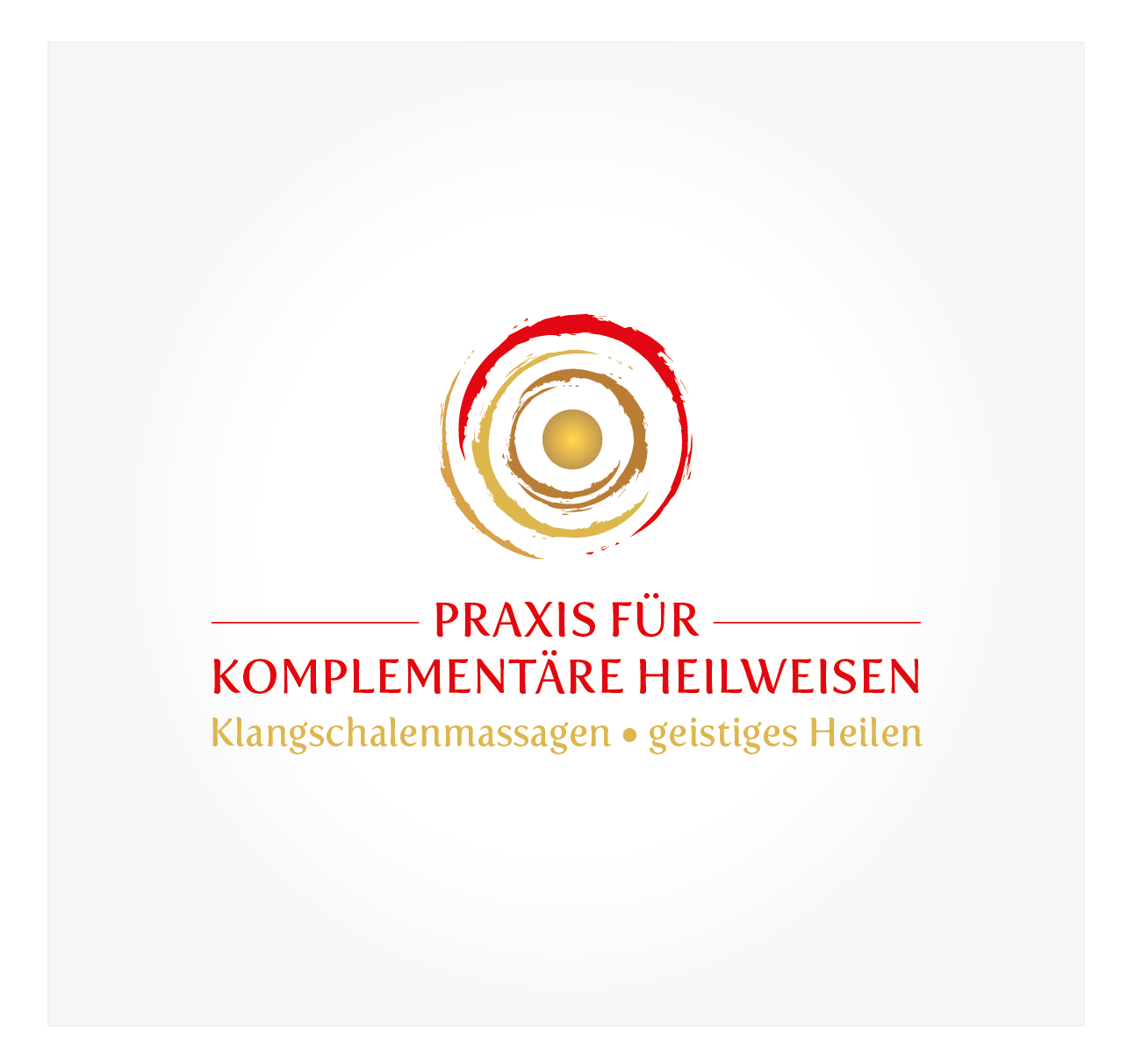 Logo & Visitenkarte für Klangschalenmassagen & geistiges Heilen