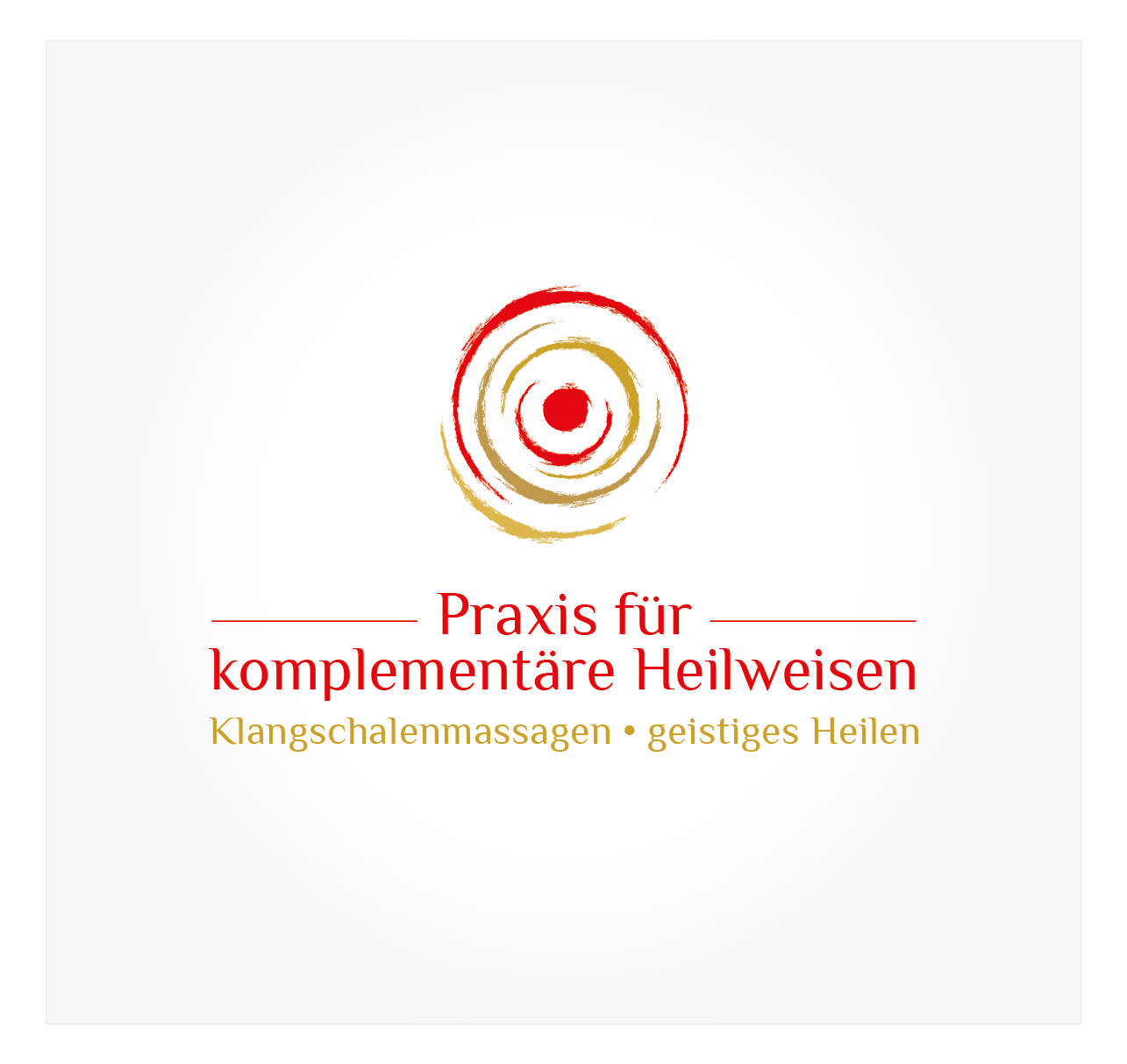 Logo & Visitenkarte für Klangschalenmassagen & geistiges Heilen