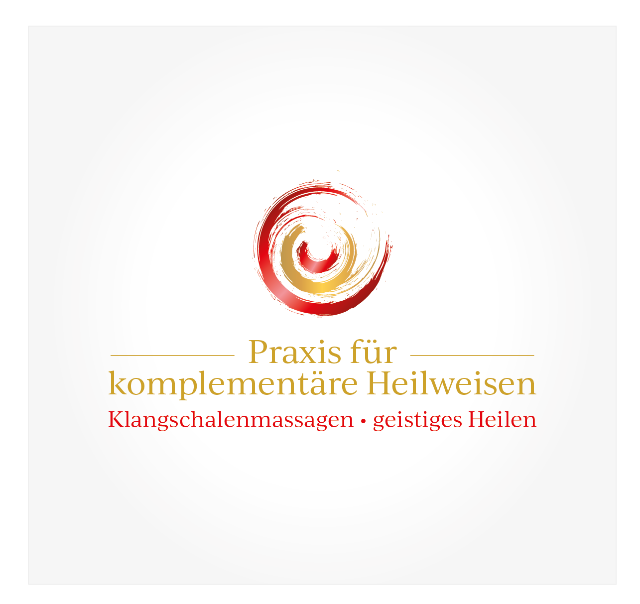 Logo & Visitenkarte für Klangschalenmassagen & geistiges Heilen