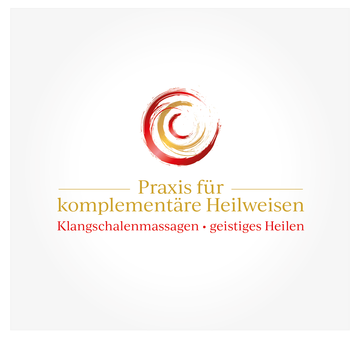 Logo & Visitenkarte für Klangschalenmassagen & geistiges Heilen