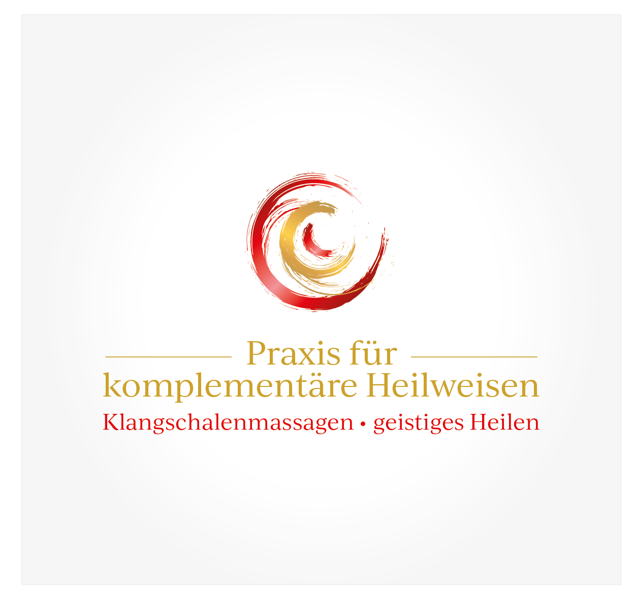 Logo & Visitenkarte für Klangschalenmassagen & geistiges Heilen