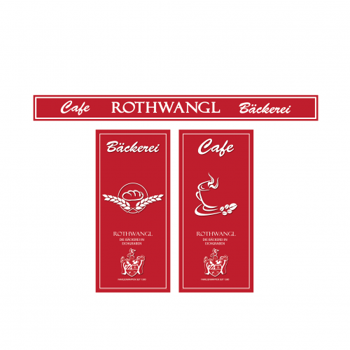 Plakat-Design für Rothwangl, die Bäckerei in Eichgraben