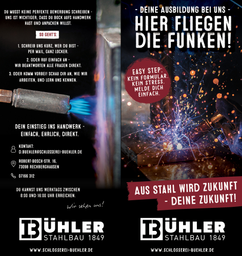  Flyer für ein Handwerksbetrieb