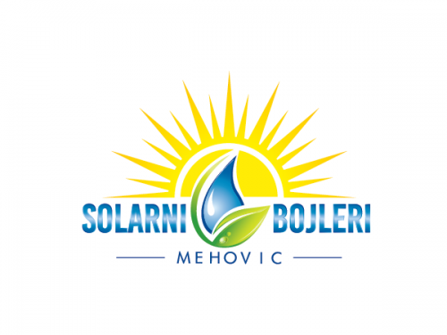 Logo-Design für Solarheizungsanlagen.