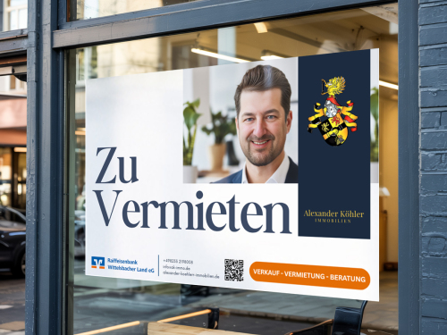  Plakate für einen Immobilienmakler