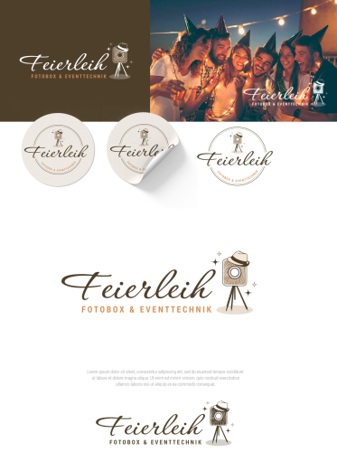 Logo für Vermietung einer hochwertigen Echtholz-Fotobox und Eventtechnik