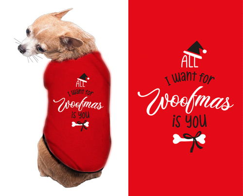 Weihnachtssweatshirt für Hunde