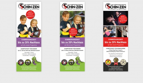 Flyer-Design für Kampfkunstunterricht