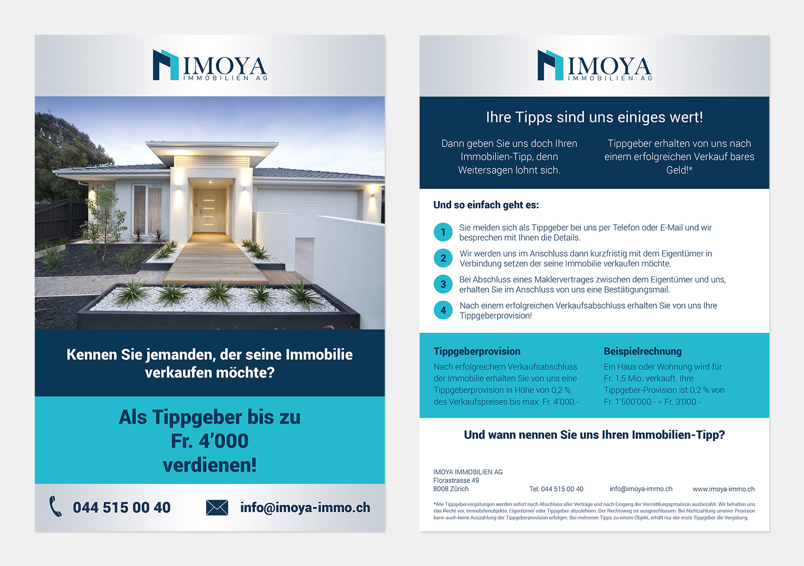 Immobilien Flyer Flyer Design Designenlassen De