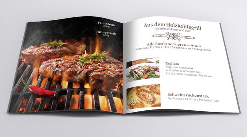 Flyer-Design für ein Restaurant