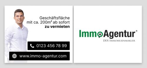 Plakat-Design für Immobilienmakler