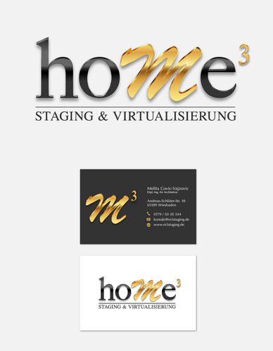  Logo & Visitenkarte für Digitales Home-Staging