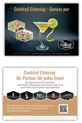 Flyer-Design für Catering