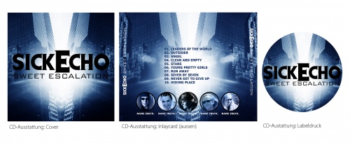 CD-/Plattencover für Classic-Rock-Band