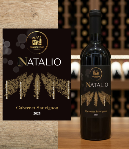 Etiketten für Rotwein